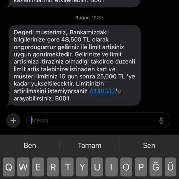 Garanti BBVA Kredi Kartı Limit Artışı Garanti