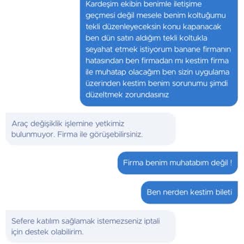 Obilet.com Mağduriyeti Ve Çözüm Sağlanmaması.
