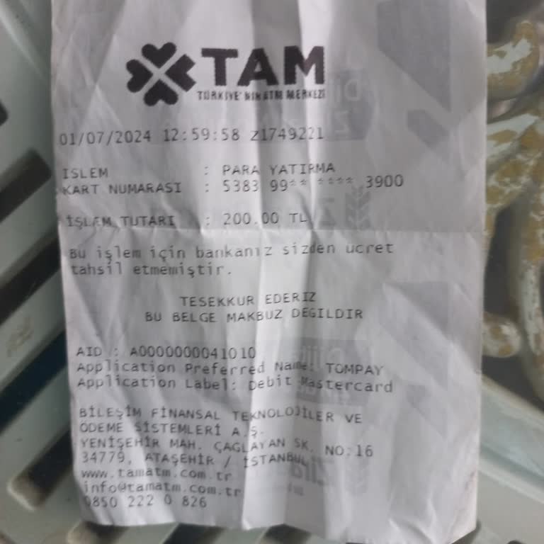 Tom Pay Hadi Kart İle Yaşadığım Para İade Sorunu