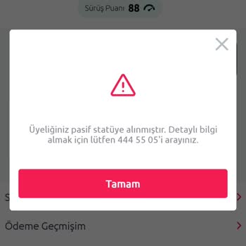 Tiktak Üyeliğimi Sebep Yokken Pasife Aldı