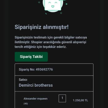 Shopier 1 Hafta İçin Çözülmesini Bekliyorum.