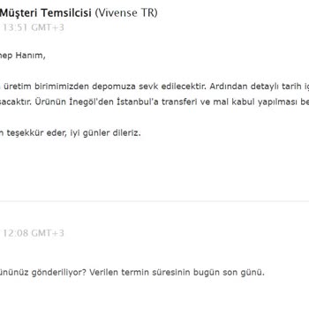 Vivense 6 Aydır Geciktirdiği Sandalye Siparişini İptal Etti.