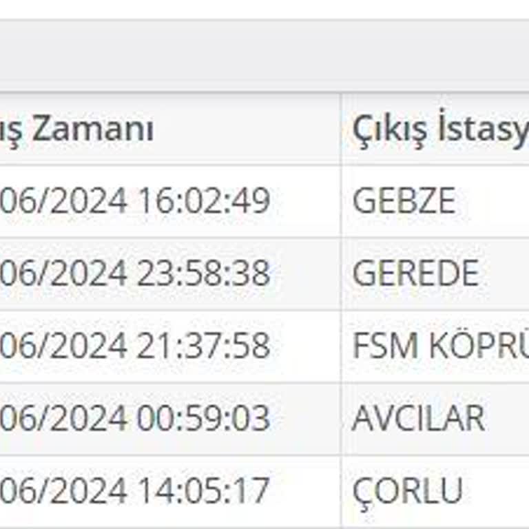 Karayolları Genel Müdürlüğü FSM Köprüsü Geçiş Hatası
