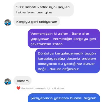 Ferel Moda Bir Türlü Kargolanmayan Ama Kargolandığı Söylenen Ürünler