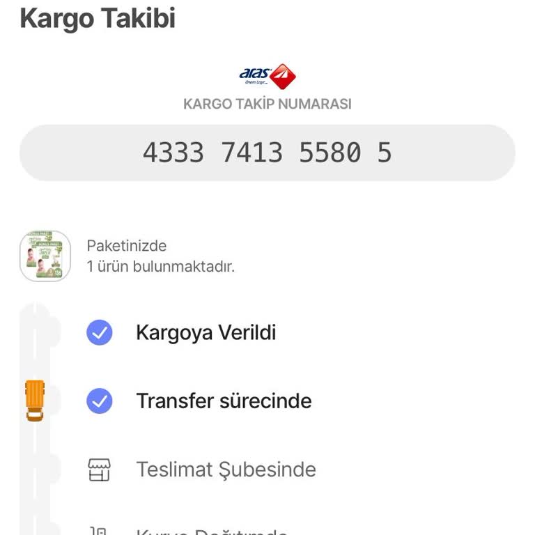 Aras Kargo'nun Sorumsuzluğu Hk