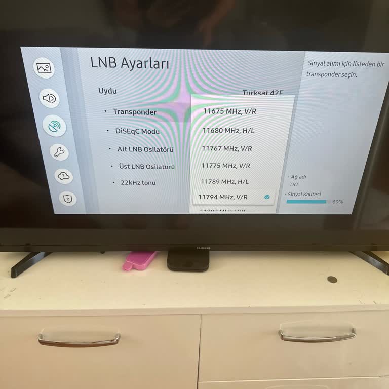 Samsung 5 Series LED TV Uydu Ayarları Sıfırlanıyor