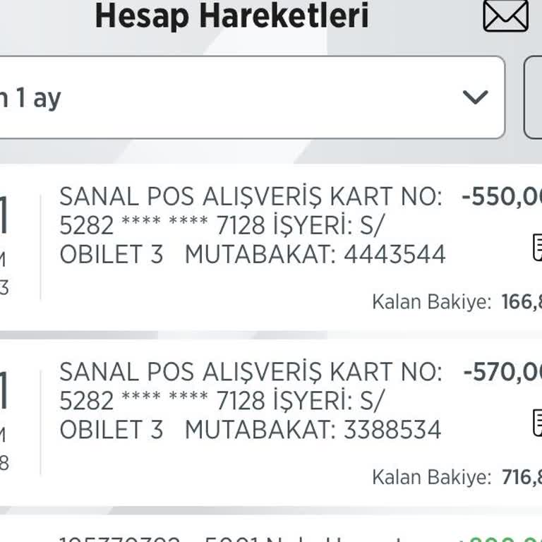 Obilet Hesabımdan İki Kez Para Çekildi