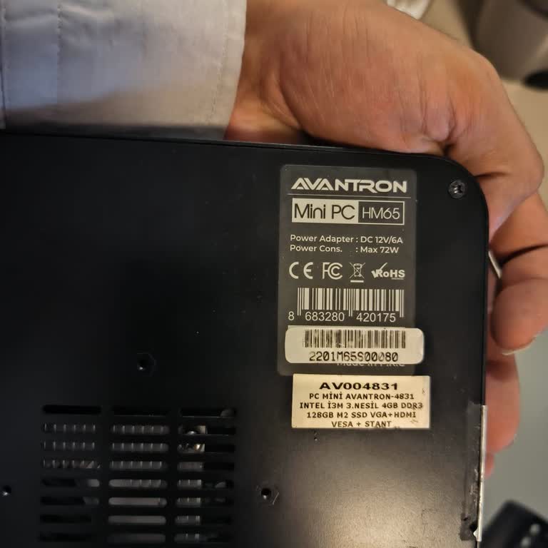 PC Yedek Parça Hepsiburada'dan Alınan Avantron Mini PC Fan Sorunu