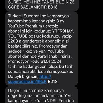 Superonline Kampanya Değişikliği Ve Taahhüt Sorunu Hakkında Talep
