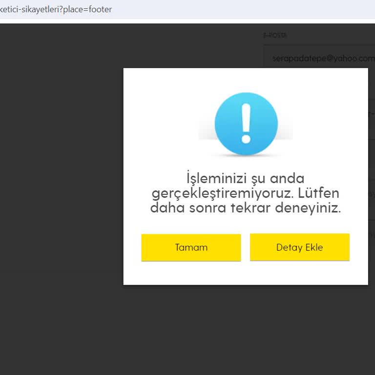 Turkcell Yanlış Yazdıkları Adresimi Değiştiremiyorlar!