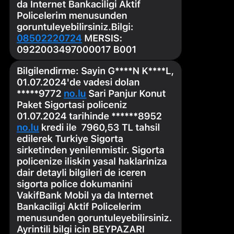 VakıfBank Sarı Panjur Konut Paket Sigortası Onayım Olmadan Yenileniyor