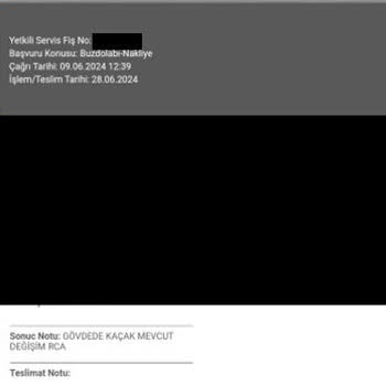 Beko Arçelik Buzdolabı Üretim Hatası Ve Değişim Süreci Yavaşlığı