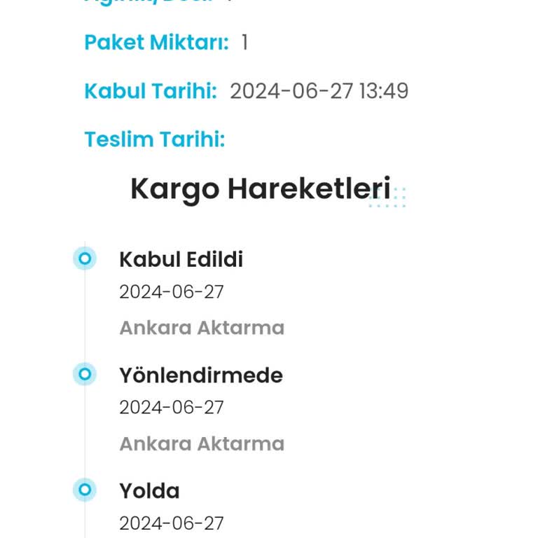 Kargoist Siparişimi Ulaştırmadı, Paketin Kaybolmasından Endişeliyim