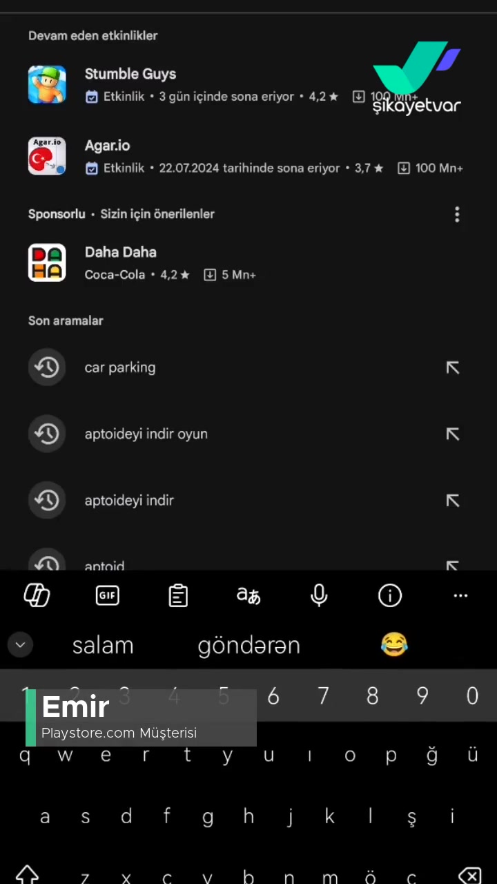 Playstore.com Car Parking Play Store'den Çıkmıyor! videonun kapak resmi