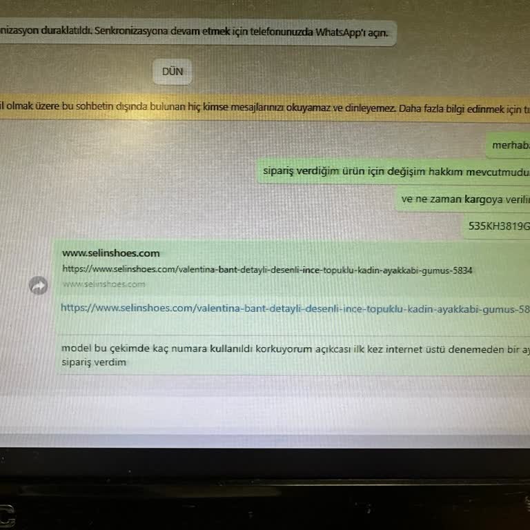 Selinshoes'dan Sipariş Verilen Ayakkabının Teslim Edilmemesi