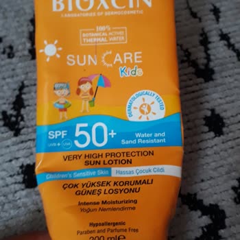 Bioxcin Güneş Kremi Çocuklar İçin Yetersiz Koruma Sağladı