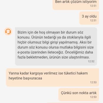 Trendyol Kargoya Verilmeyen Sipariş