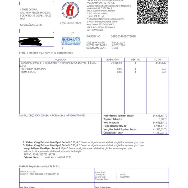 Sıfır Aldığım Samsung Klima Arızalı Çıktı Bir Aydır Değişim Bekliyorum