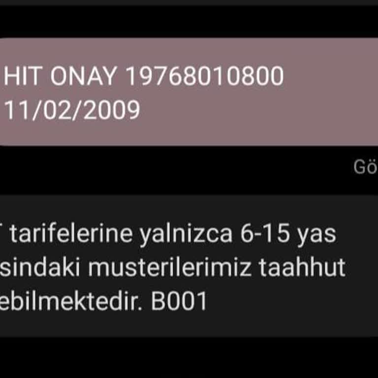 Türk Telekom Tarife Taahhüdüm Olmuyor.