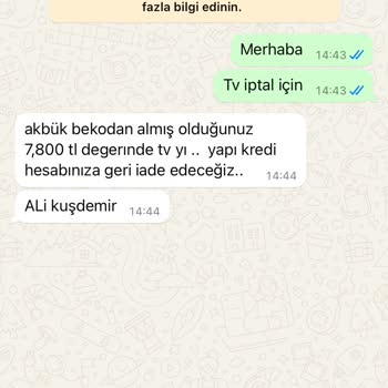 Beko Didim Akbük Mağazasındaki TV Teslimat Sorunu