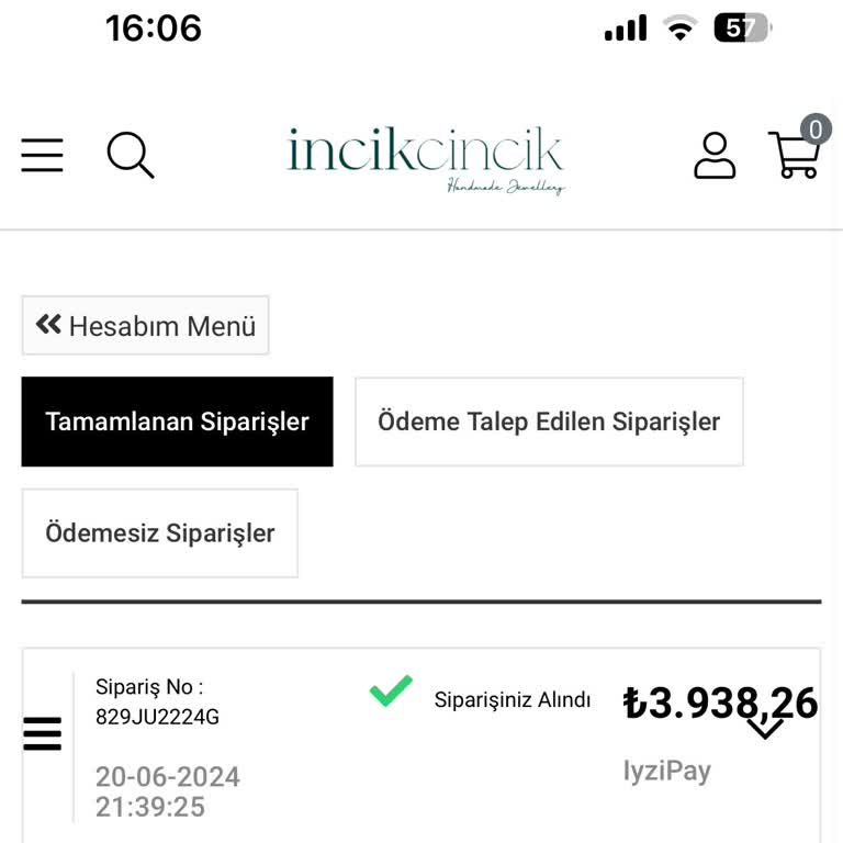incikcincik Sipariş Gecikmesi Ve İletişim Eksikliği