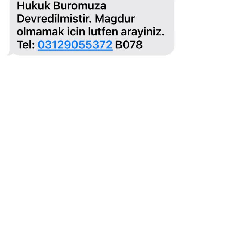 T.SUNBUL HUKUK (SMS) T. S***** Hukuk (SMS)