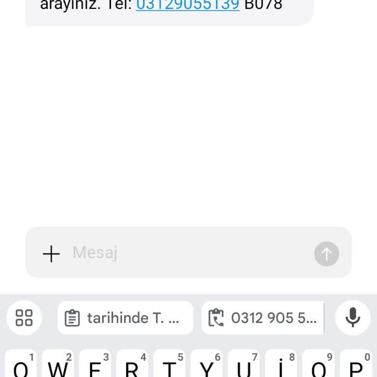 T. Sunbul Hukuk (SMS) Mesajı