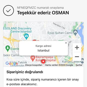 Iyzico - Bir Kombine Ulaşmayan Sipariş