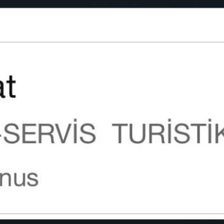 Setur Turizm Para Tahsili Var Rezervasyon Yok