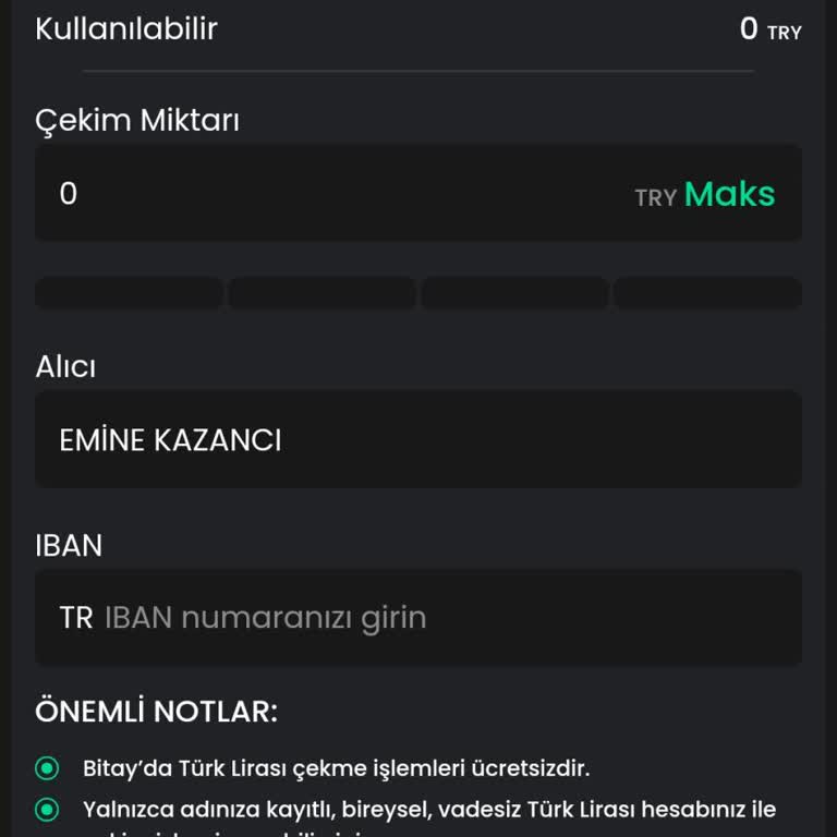 Bitay Para Problemi Var