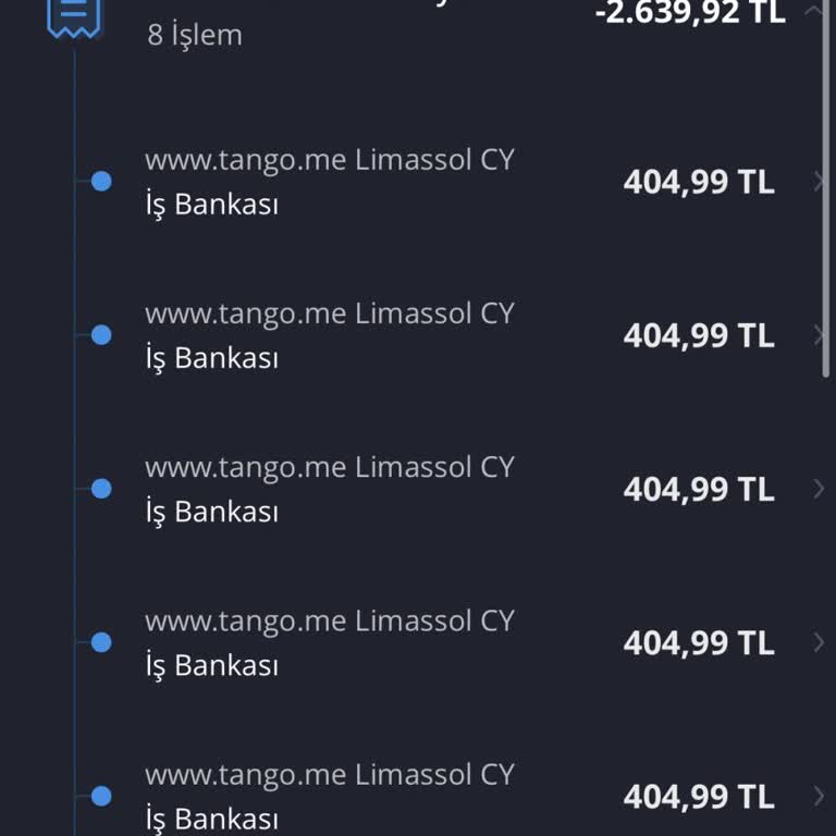 Tango Live İade Talep Etmek İstiyorum