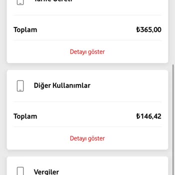 Vodafone Fazla Fatura Kesimi
