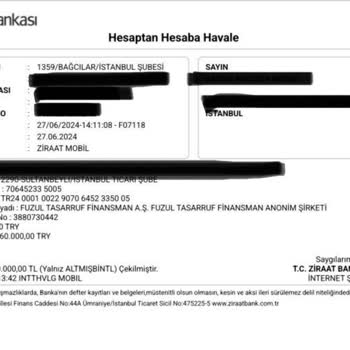 Fuzul Otomotiv Fuzulev Rehin İşlemi Mağduriyeti