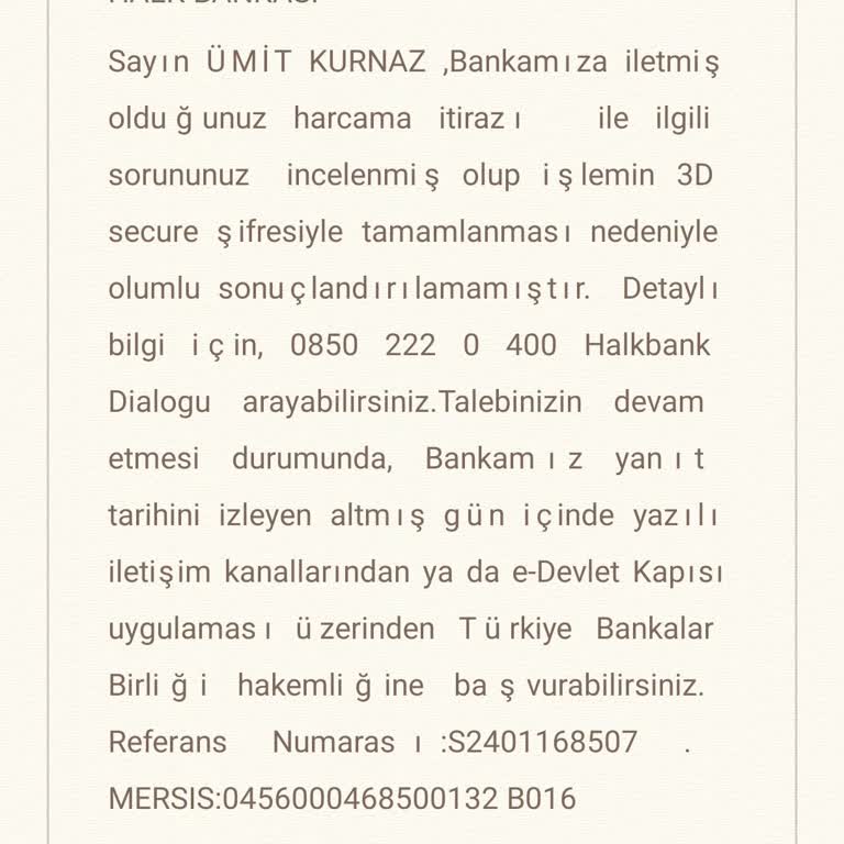 Halkbank Ve Turkcell İşlem Güvenliği Sorunu