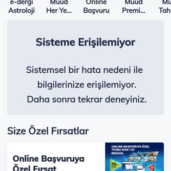 Türk Telekom Evde İnternet Sistemsel Hata Uyarısı