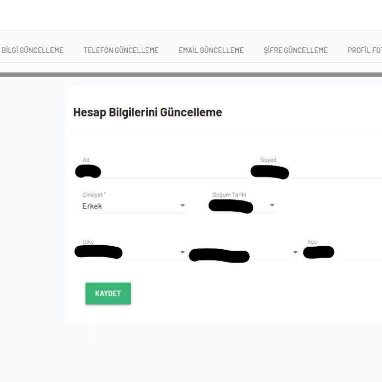 Doktorsitesi.com Hesap Silme Seçeneği Yok