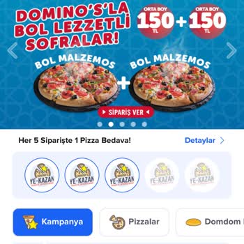 Domino's Siparişlerinde Puanlama Sorunu