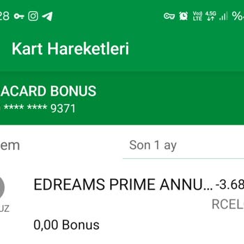EDreams Bilgim Olmadan Para Çekti