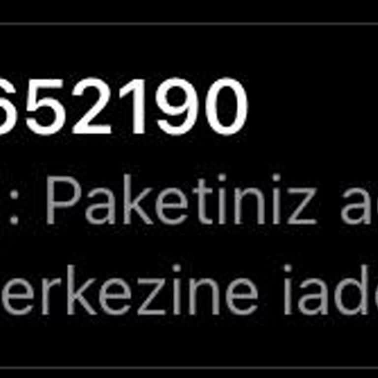 PTT Kargo Adına Bilinmeyenden Gelen Tehlikeli Mesajlar