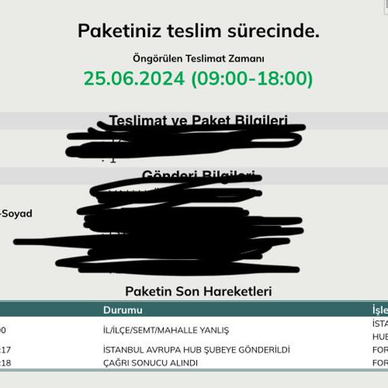 Camper Ve UPS Ürünümü Göndermiyor