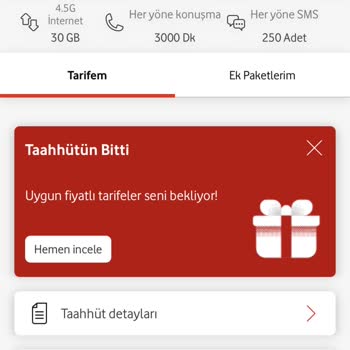 Vodafone Yalan SMS Gönderiyor