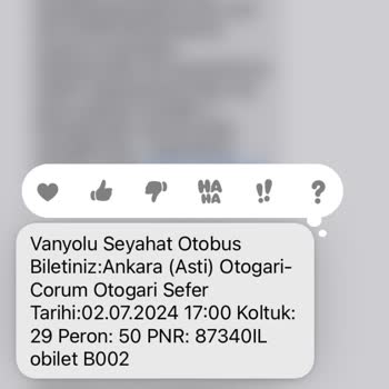 Vanyolu Seyahat Otobüs Saat Sorunu