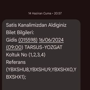 Metro Turizm De Bilet İade Olmadı