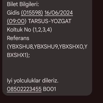 Metro Turizm De Bilet İade Olmadı