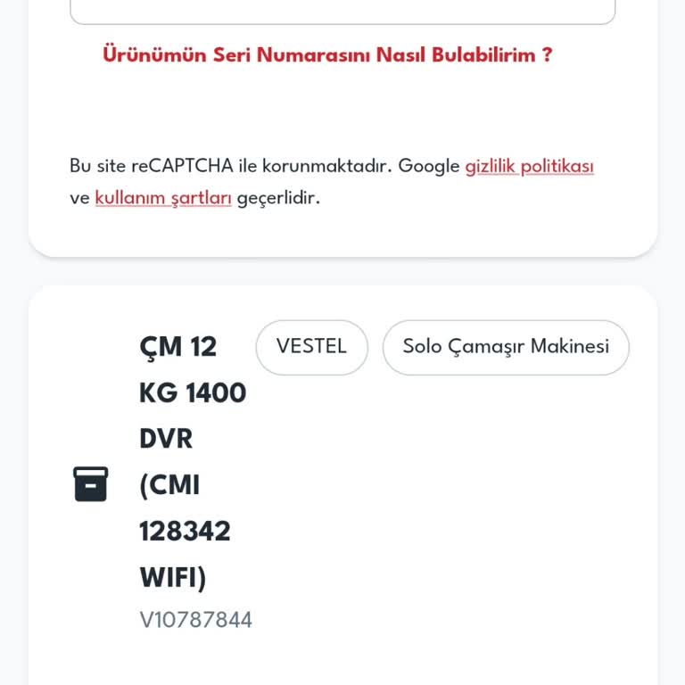 Vestel Servis Kurulum İptal