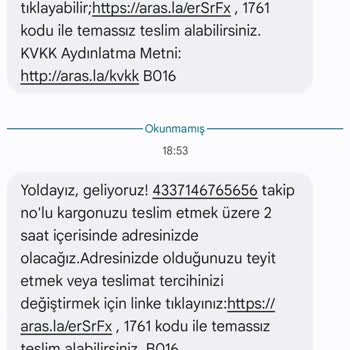 Aras Kargo Evime Teslim Etmiyor