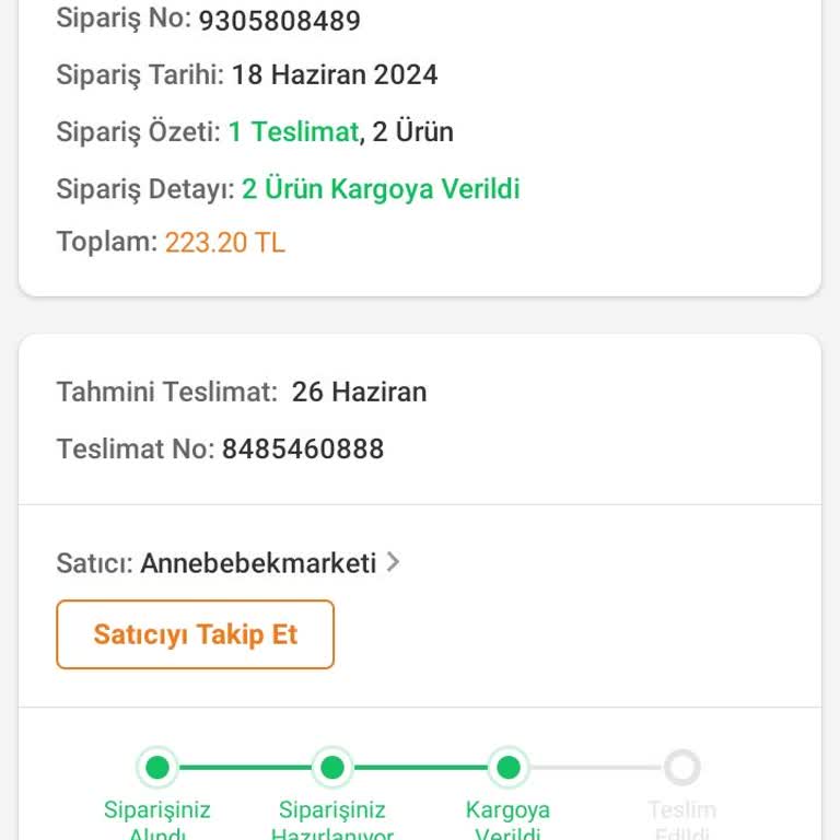 Sendeo Gelmek Bilmeyen Kargo