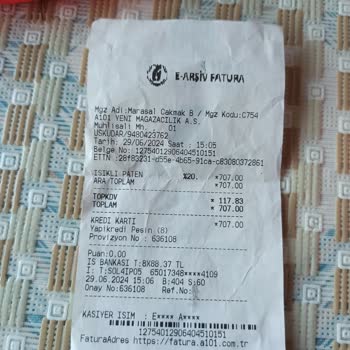 A101 Paten Kusurlu Ürün Belen Şubesi!