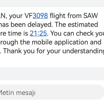 Ajet Firması İle 6 Saatlik Rötar Kabusu: Hamile Yolcu Perişan Oldu