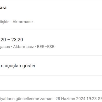 Pegasus Fahiş Fiyat Politikası!